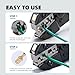 STEELITE Crimping Tool with Quick Release for Non-Insulated Open Barrel Terminals AWG 20-10 Ratchet Wire Terminal Crimper for Electronic