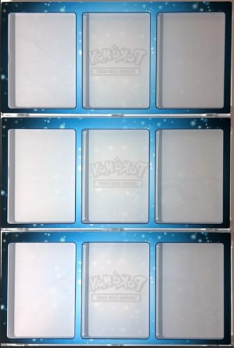 POKOMON - One Touch Magnetic Card Holder- 3 Sets of 3 - Help Preserve Your Valuable Cards - All New