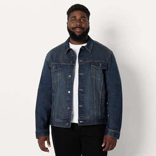 Amazon Essentials Men's Low Stretch Regular-Fit Denim Jacket 6