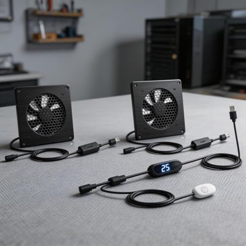 Ventilateur de refroidissement USB haut de gamme avec double roulement à billes - 4