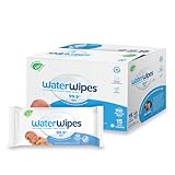 WATERWIPES, Toallitas Húmedas Originales para Bebés, Limpieza y Comodidad, Hipoalergénicas, 15 Paquetes Incluidos
