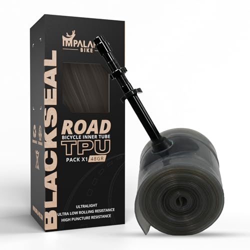 IMPALAPRO �u���b�N�V�[�� ? TPU�C���i�[�`���[�u 700c 18?32C ���[�h�o�C�N�p | �v���~�A��0.35mm TPU ���������������o���u ���͕ێ��݌v (1�� - �o���u85mm)