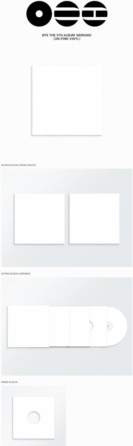 B.T.S ARIRANG [Standard Vinile Ver.] The 5th Album (j-hope Cream Vinyl Ver.) + foto extra