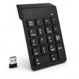 Pavé Numérique Sans Fil 18 Touches Clavier Numérique Ergonomique Incliné...