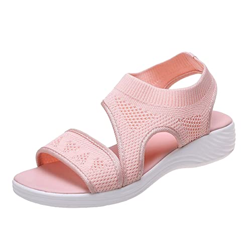 Sandalias Mujer Comodas Verano Comodas Sandalias Plataforma De Senderismo Punta Abierta Antideslizantes Ligero Zapatos Planas Para Caminar Ortopédicas Casual Moda Piscina Viaje Trekking Baratas