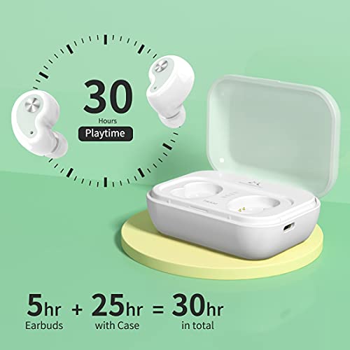 Image of SoundMAGIC TWS30 True Wireless Earbuds, Mic, HiFi Sound, 30H Battery, White | Clear ENC calls, Sports-ready waterproofing, Comfortable it, Balanced full-spectrum acoustics, Compatible with iOS & Android