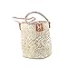 STOBAZA seagrass flower pot woven flower basket seagrass flower plant wicker plant basket plant basket with handle wicker flower pot Braided Basket woven vase hanging gift bag white Bamboo