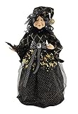 Windy Hill Collection 18" Black Bat & Pumpkin Tabletop Fabric Halloween Fall Harvest Witch Collectible Figure Figurine 911806