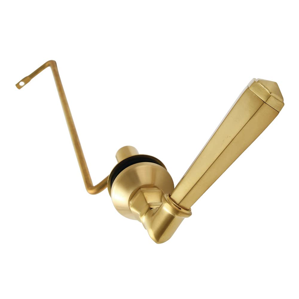 Kingston Brass KTHLS7 Metropolitan Yandan Montajlı Tuvalet Tankı Kolu, Fırçalanmış Pirinç