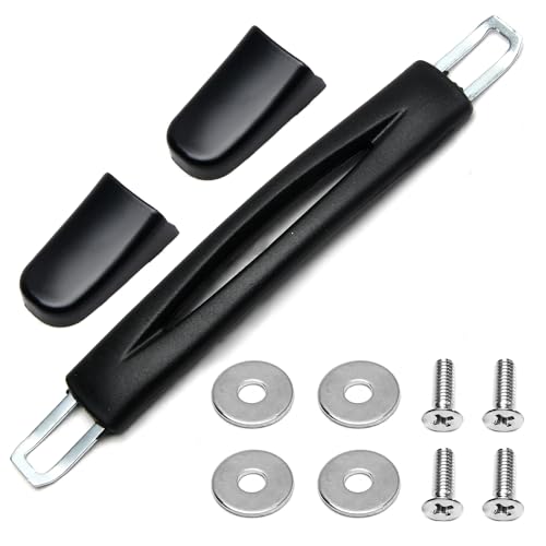 MroMax 1Pc Luggage Handle 9.06 x 0.98 (L x W) Plastic Pull Handle Grip Replacement 230mm x 25mm for Luggage Suitcase Box Black Tone