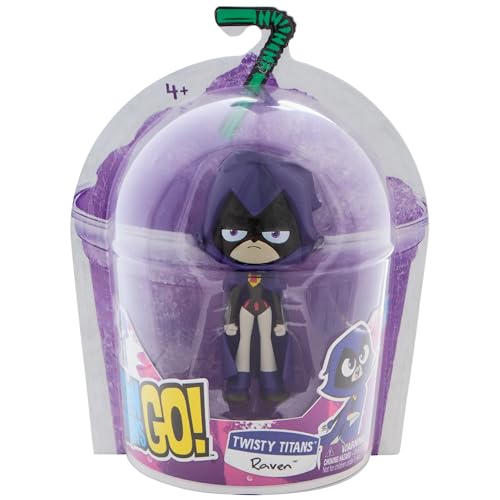 Image of DC Comics Teen Titans Go! Twisty Titans, Raven, Flexible Action Figure, Kids Toys for Boys and Girls 4 and Up