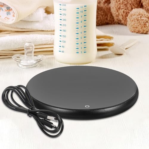 BESPORTBLE Electric Mug Warmer for Office Desk with Type-c USB, 15w Touch-Controlled Heating Pad, Temperature Adjustable Cup Warmer for Coffee and Milk