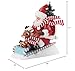 Department 56 Possible Dreams Rudolph The Red-Nosed Reindeer and Santa Ready Lit Figurine, 10 Inch, Multicolor