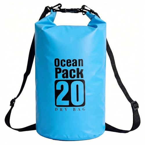 Image of Floating Waterproof Dry Bag for Kayaking Boating Paddle Boarding | 5L /10L /15L /20L /30L Lightweight Large Waterproof Backpack Keeps Gear Dry And Afloat For Hiking Camping Beach With Roll Top