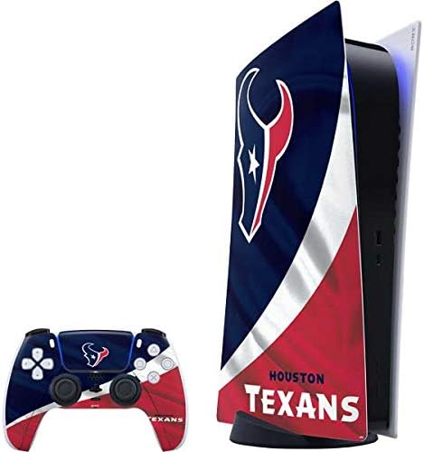 Skinit Decal Gaming Skin Compatible with PS5 Digital Edition Bundle - Officially Licensed NFL Houston Texans Design