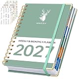 Brave elk 2027 Planner Weekly & Monthly & Daily Planner Calendar Notebook