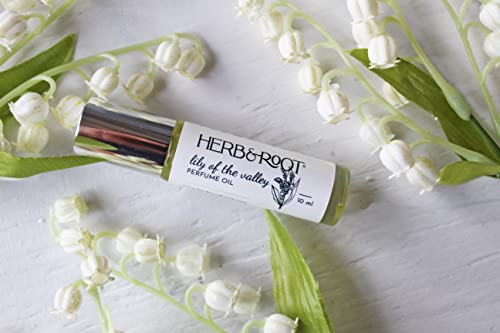 Lily Of The Valley Perfume Oil Roll On (Rollerball) By Herb & Root, 10 Ml, Alcohol Free Floral Perfume For Women #TOP7