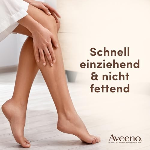 Aveeno Skin Relief Körperöl-Spray – mit Haferöl und Jojobaöl, spendet langanhaltende Feuchtigkeit, stärkt die Hautschutzbarriere und verbessert die Elastizität bei sehr trockener, empfindlicher Haut
