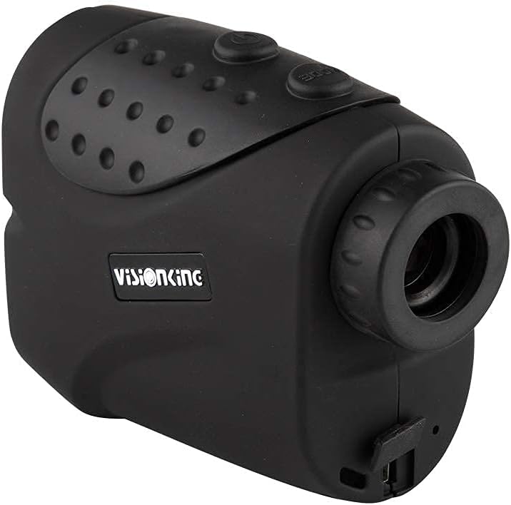 Range Finder 6x21 Built-in USB Rechargeable Lithium Battery Laser Rangefinder with Hunting Golf Rain Mode 1000m New (Black