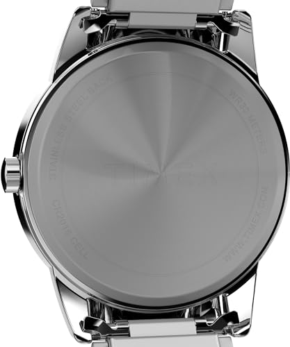 Timex Easy Reader montre homme : le cadeau idéal avec bracelet d'extension argenté