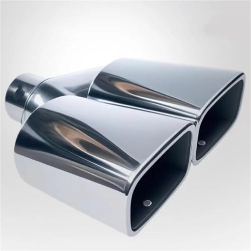 Tuyau d'échappement en acier inoxydable au design élégant et finition miroir pour auto