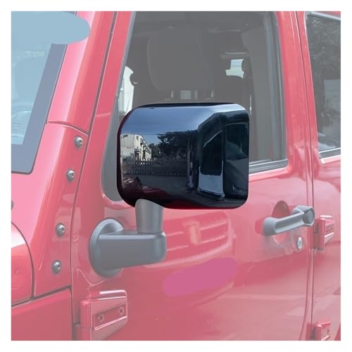 Obudowa lusterka wstecznego do Jeep Wrangler JK 2007-2017, akcesoria samochodowe, osłona lusterka bocznego, materiał ABS, zewnętrzne lusterko boczne samochodu