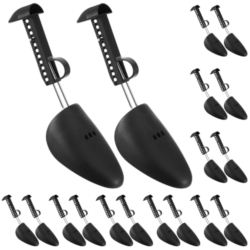 Meyeyaia 10 Pairs Plastic Shoe Trees for Men, Adjustable Shoe