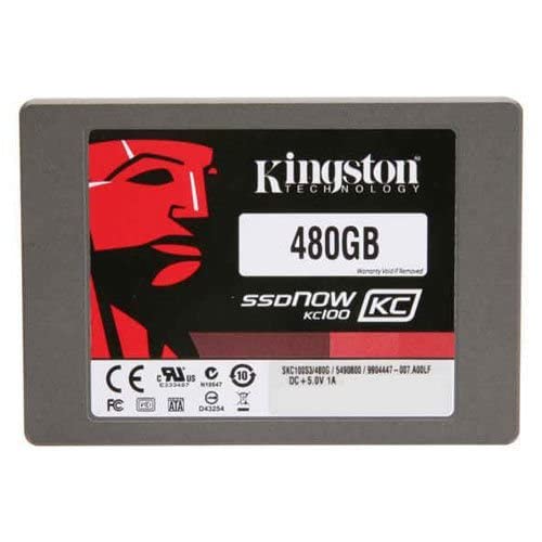 Kingston SSDNow KC100 SKC100S3/480G 480 GB 2.534 �����\���b�h�X�e�[�g�h���C�u - SATA - 540 MBps �ő�ǂݎ��]�����[�g - 450 MBps �ő发�����ݓ]�����[�g - SKC100S3/