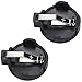 Bettomshin 2Pcs CR2032 Horizontal Coin Button Battery Holder Black Container Case