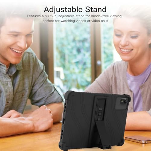 Case for ApoloSign EP1095T/ ApoloMedia EP1095T Tablet 11 inch,Soft Silicone Protector Cover,Kids Friendly,Adjustable Stand Tablet Cover,4 Corners Thicken Shockproof,Black by YAJOJO - Image 5