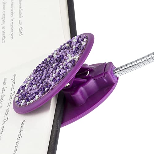 Withit Loop Clip On Book Light – Sparkle Paisley – Reading Light With Clip For Books And Ebooks, Reduced Glare, Portable And Lightweight, Cute Bookmark Light For Kids And Adults, Batteries Included #TOP3