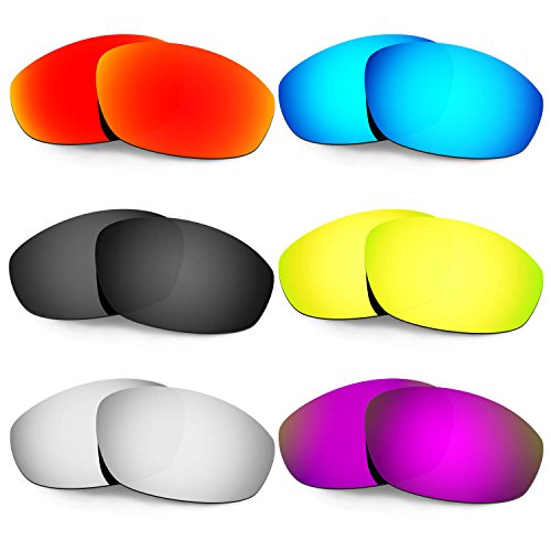 Lentille de rechange pour Oakley Whisker rouge bleu noir verres polarisés TAC