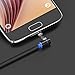 Crozziz 360°Rotating Magnetic Phone Cable Adapter Connector Tips Head for Micro