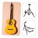 Vaguelly Foldable Guitar Stand Floor Holder for Acoustic Electric Bass Ukulele Space Saving Music Instrument Organizer Stable Protective Rack for All Guitars and Basses