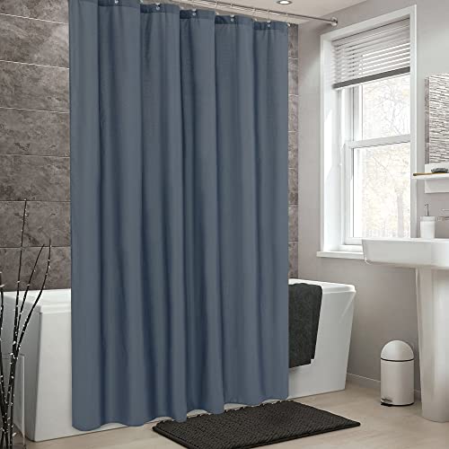 Image of ALYVIA SPRING Stall Waterproof Shower Curtain or Liner Stone Blue, 36x72