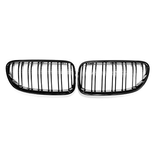 Parrilla de parachoques delantero para Serie 3 E92 de listones dobles 2010-2014 4