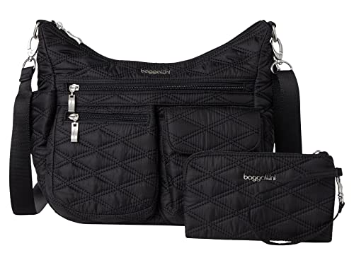 Image of Baggallini Modern Everywhere Crossbody Bag for Women 11x9x4.5 Rfid Hobo Bag
