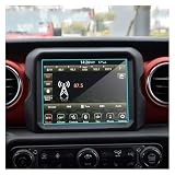 Temperato Schermo GPS 7 Pollici 8.4 Pollici Vetro Temperato Protezione Dello Schermo Pellicola Protettiva Navigazione GPS Per Jeep Wrangler 2018 2019 GPS Proteggi Schermo(For 8 inch)