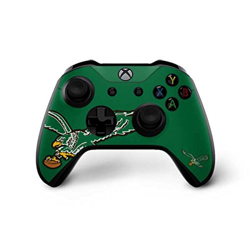 Skinit Decal Gaming Skin Compatible with Xbox One X Controller - Officially Licensed NFL Philadelphia Eagles Retro Logo Design