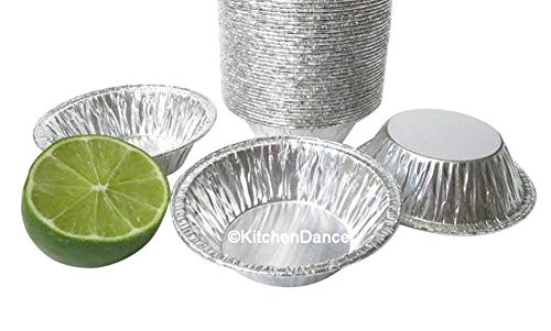 Kitchendance 3" Disposable Aluminum Tart Pans/Mini Pie Pans W/Lid Options #301- Pack Of 100 (Without Lids) #TOP22