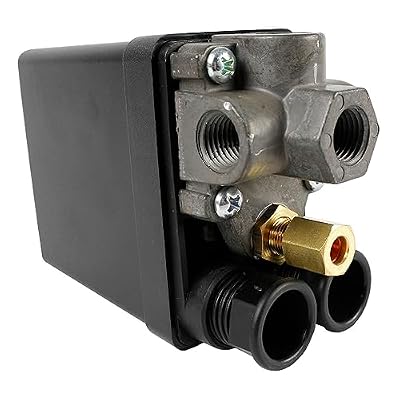 Lefoo 95-125 PSI 4 Port Pressure Switch Aftermarket Replacement Fits Hitachi and Emglo Compressors