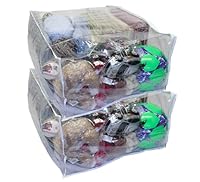 Algopix Similar Product 5 - 2Pack Jumbo Heavy Duty Vinyl Zippered