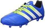 Pelota control Elements: no adidas Ace 16.3 FG/AG Leather, Botas de fútbol Hombre, Azul Blue Af5163, 41 1/3