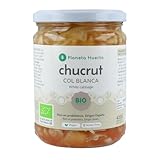 Planeta Huerto Chucrut de Col Blanca Ecológico 420g - Fermentado Natural Rico en Vitaminas