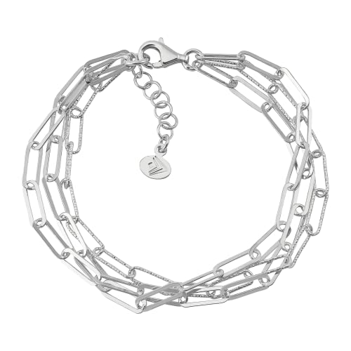 Silpada 'Graffetta' Chain Bracelet in Sterling Silver, 7" + 1"2