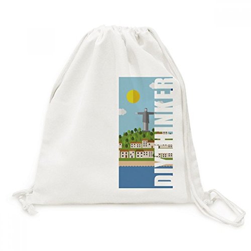 Sac voyage Brésil Corcovado toile pour ne plus perdre ses affaires