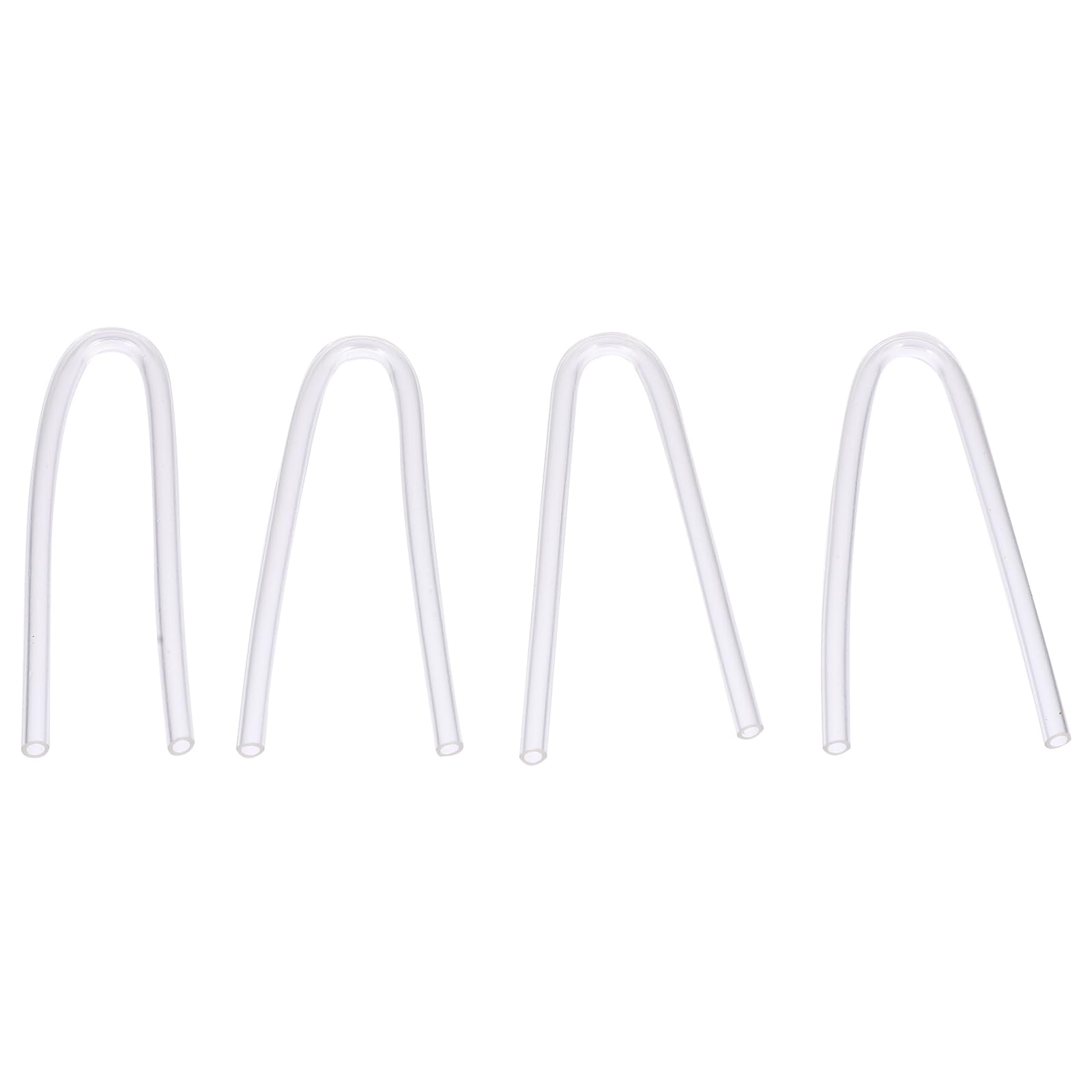 4pcs Transparent Earmold Tubes for Tubing for Custom Ear Molds Compatible Hearing Devices Easy to Replace
