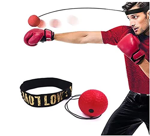 Bola para Treino Reflexo Boxe Bandana De Pancada Muay Thai