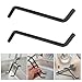 NESTINGHO 2pcs Garbage Disposal Wrench for Kitchen Sink, Metal Food Waste Disposal Tool for Home Sink Trash Unclogging and Maintenance