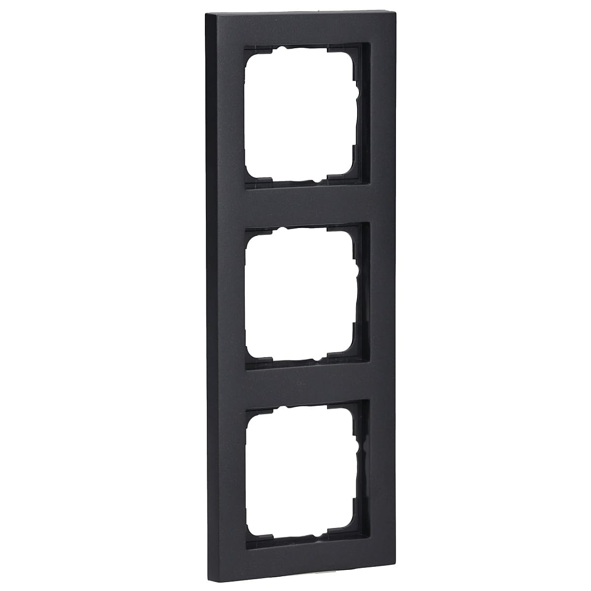 Gira Anthracite 21323 Rahmen E2 3-Panel Charcoal-Coloured, 021323